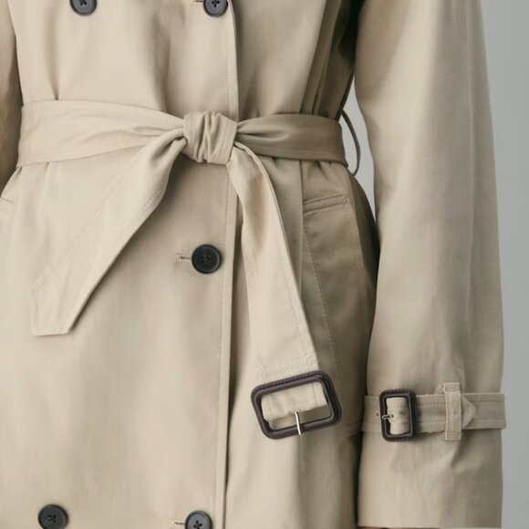 NWT Aritzia New The Finch Trench Coat Marcona Beige L - Picture 4 of 14